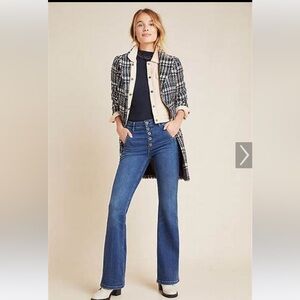 Pilcro and the Letterpress Bootcut High Rise Jeans- Medium Wash- Size 26